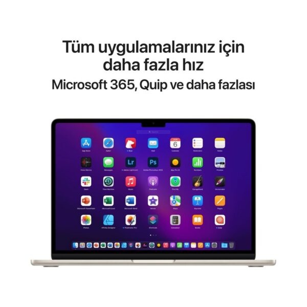 Apple MacBook Air M2 16GB 256GB SSD macOS 13″ Taşınabilir Bilgisayar Yıldız Işığı MC7W4TU/A ( 2 Yıl Apple Türkiye Garantili )