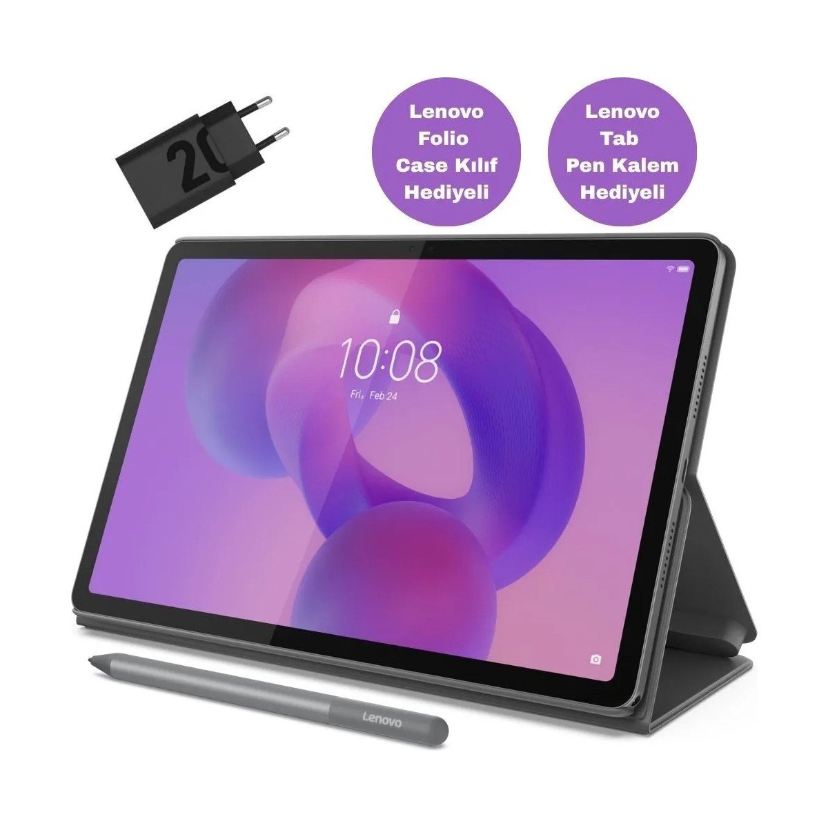 Lenovo Tab K11 Gen 2 11" 8gb 128GB Wifi + Bluetooth Tablet ZAFS0180TR (Kılıf +Kalem Hediyeli)