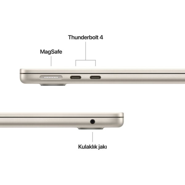Apple MacBook Air M5 16GB 512GB SSD macOS 13″ Taşınabilir Bilgisayar Yıldız Işığı MDHA4TU/A ( 2 Yıl Apple Türkiye Garantili )