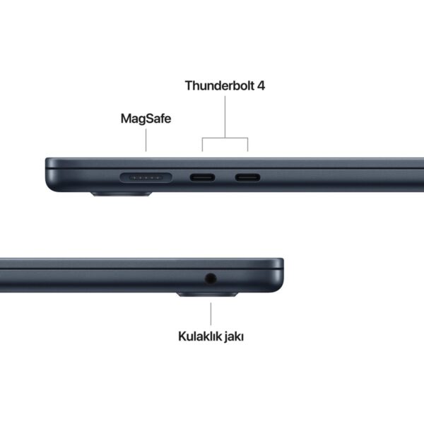 Apple MacBook Air M5 16GB 512GB SSD macOS 15″ Taşınabilir Bilgisayar Gece Yarısı MDVH4TU/A ( 2 Yıl Apple Türkiye Garantili )