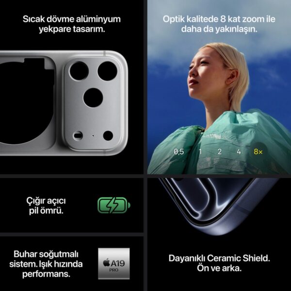 Apple iPhone 17 Pro ( 2 Yıl Apple Türkiye Garantili )