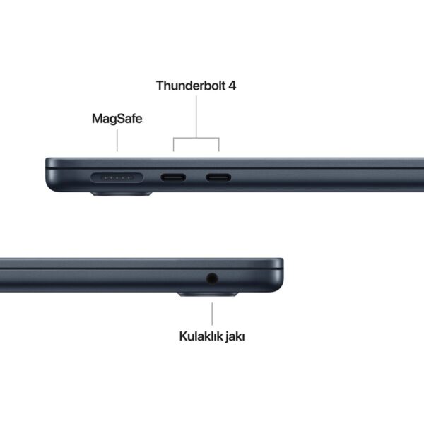 Apple MacBook Air M5 16GB 512GB SSD macOS 13″ Taşınabilir Bilgisayar Gece Yarısı MDHE4TU/A ( 2 Yıl Apple Türkiye Garantili )