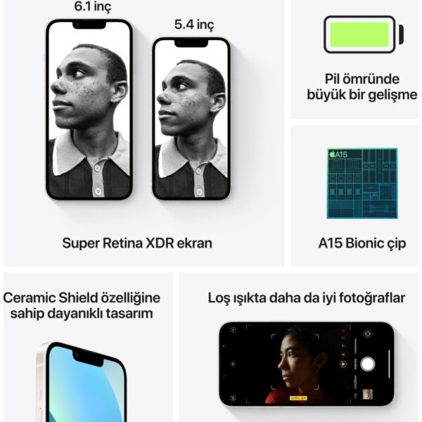 Apple iPhone 13 128 GB ( 2 Yıl Apple Türkiye Garantili )