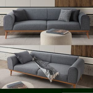 Rebull 3'lü Koltuk Gri