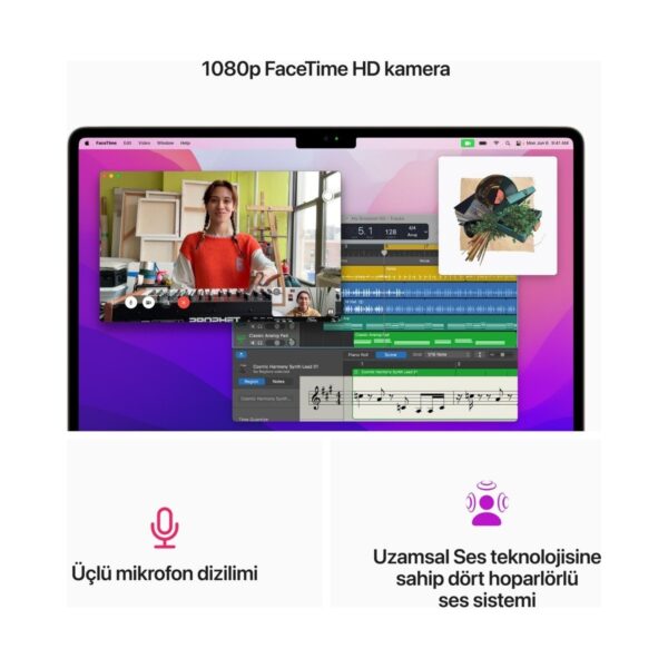 Apple MacBook Air M2 16GB 256GB SSD macOS 13″ Taşınabilir Bilgisayar Yıldız Işığı MC7W4TU/A ( 2 Yıl Apple Türkiye Garantili )
