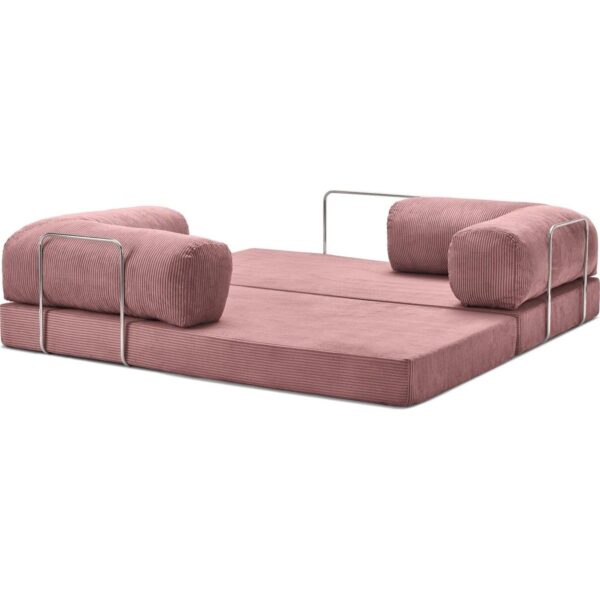 MONAMI Dechome 200X100 50 Dns Modüler Koltuk.kadife Fitilli Kumaş, Yatak Olabilen, Modern Tasarım.