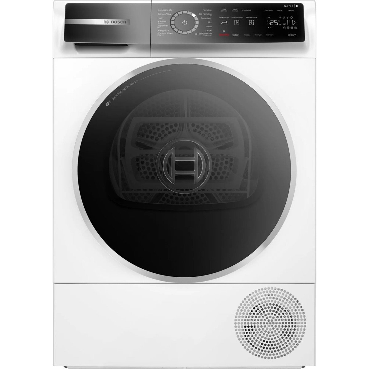 Bosch WQB245A0TR Serie 8 Beyaz 9 kg Kurutma Makinesi