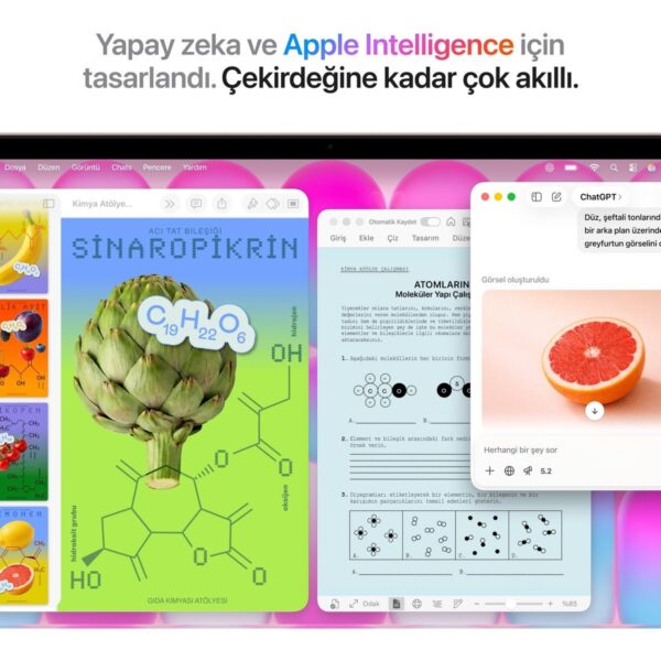 Apple MacBook Neo A18 Pro 8GB 256GB SSD macOS 13″ Taşınabilir Bilgisayar Pastel Pembe MHFH4TU/A ( 2 Yıl Apple Türkiye Garantili )