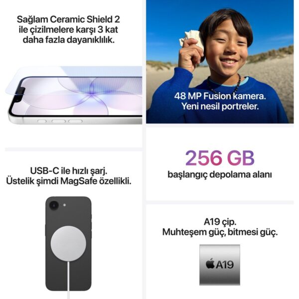 Apple iPhone 17e ( 2 Yıl Apple Türkiye Garantili )