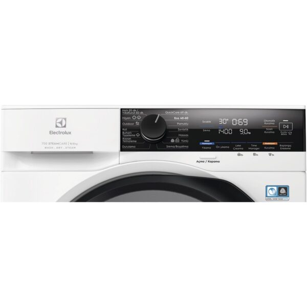 Electrolux EW7W4492T 700 Serisi Steamcare 9/5kg 1400 Devir Buharlı Kurutmalı Çamaşır Makinesi