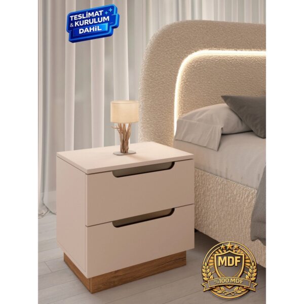 Sarmaşık Yatak odası takımı 6 Kapılı Gardırop 100% Mdf – Teslimat & Kurulum Dahil