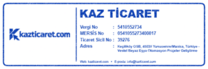 Kaz Ticaret kaşe